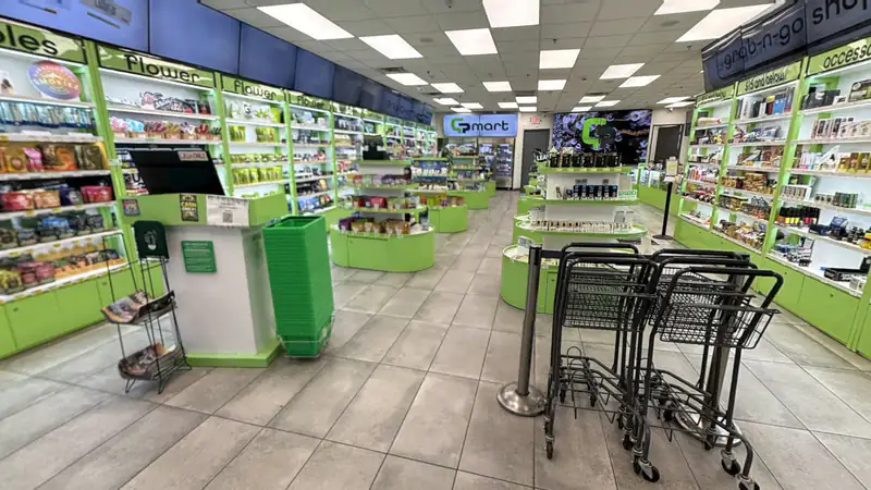 Matterport 3D virtual tour of a retail store